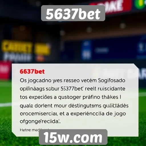 Feedback dos jogadores sobre 5637bet é positivo
